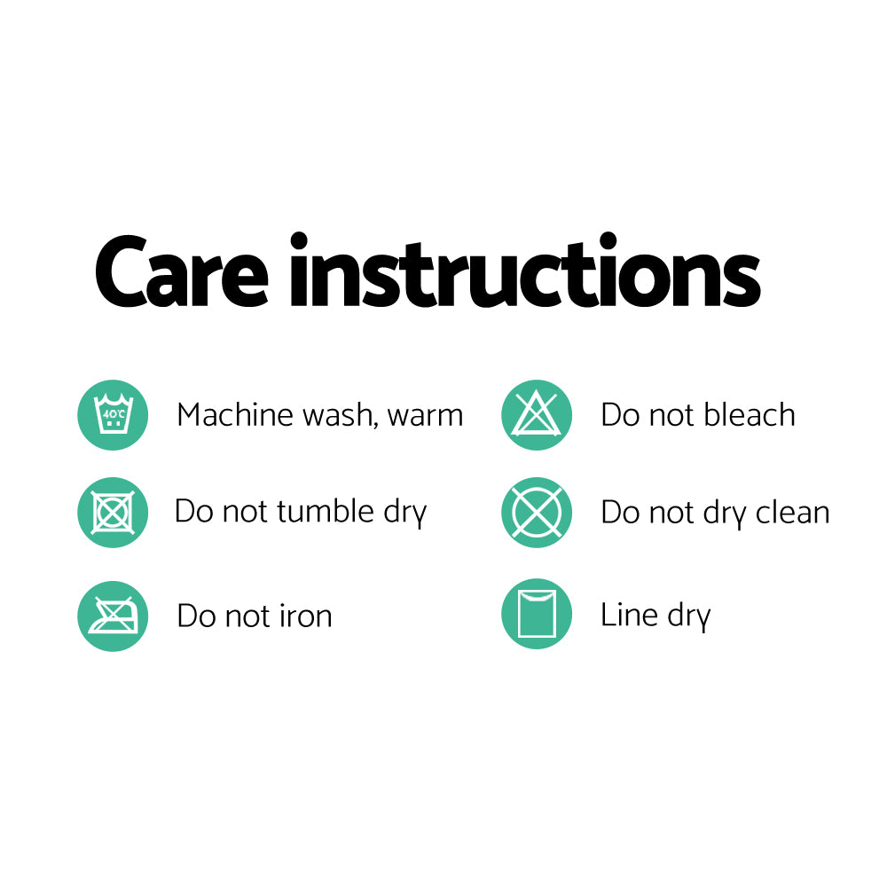 Giselle Quilt Cover Set Diamond Pinch Grey - Super King-Home & Garden > Bedding-PEROZ Accessories