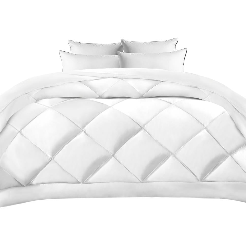 Bedra Microfibre Bamboo Quilt 750GSM Microfiber Duvet Doona Winter Quilts Queen-Microfiber Quilt-PEROZ Accessories