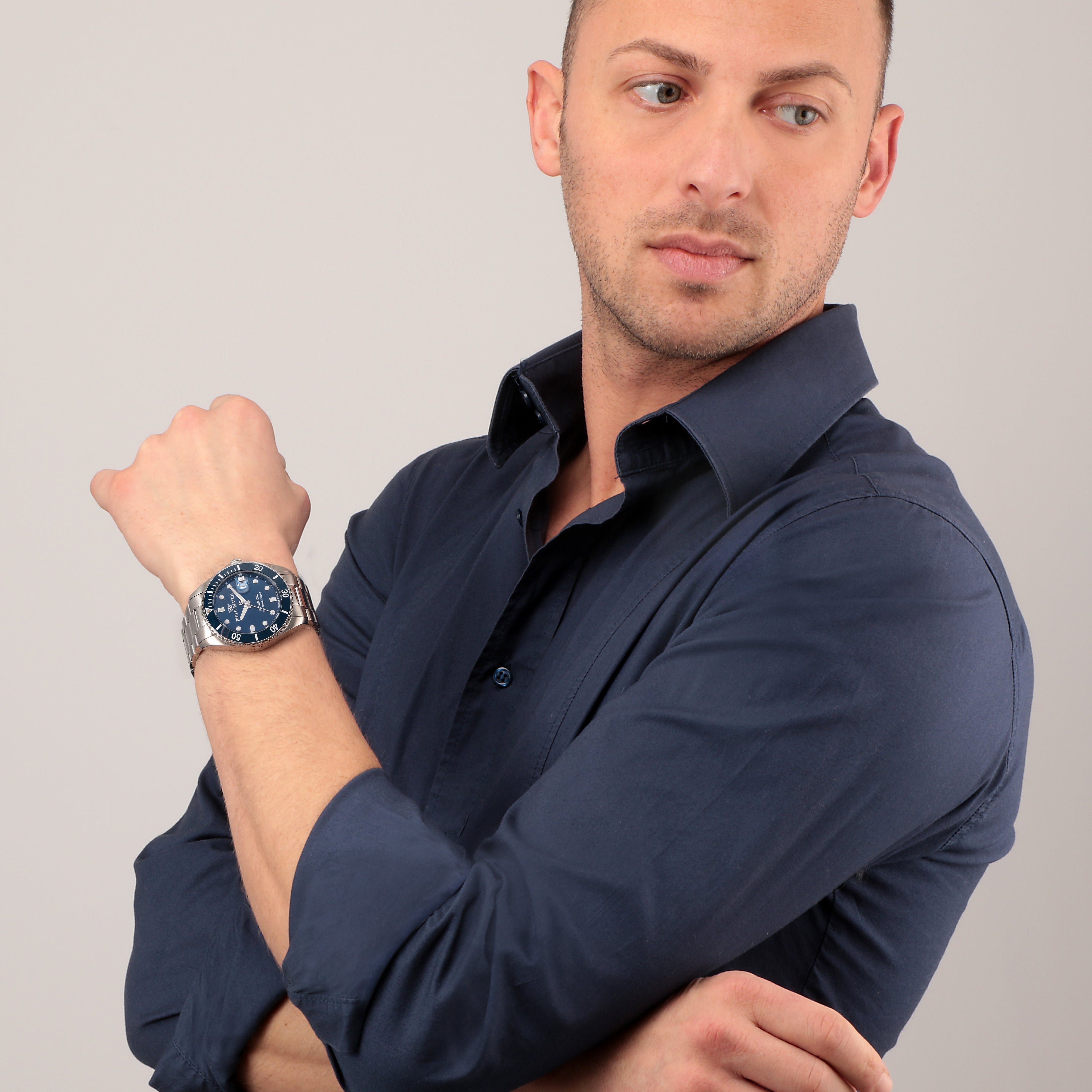 Philip Watch - Caribe Diving Automatic Blue Men&