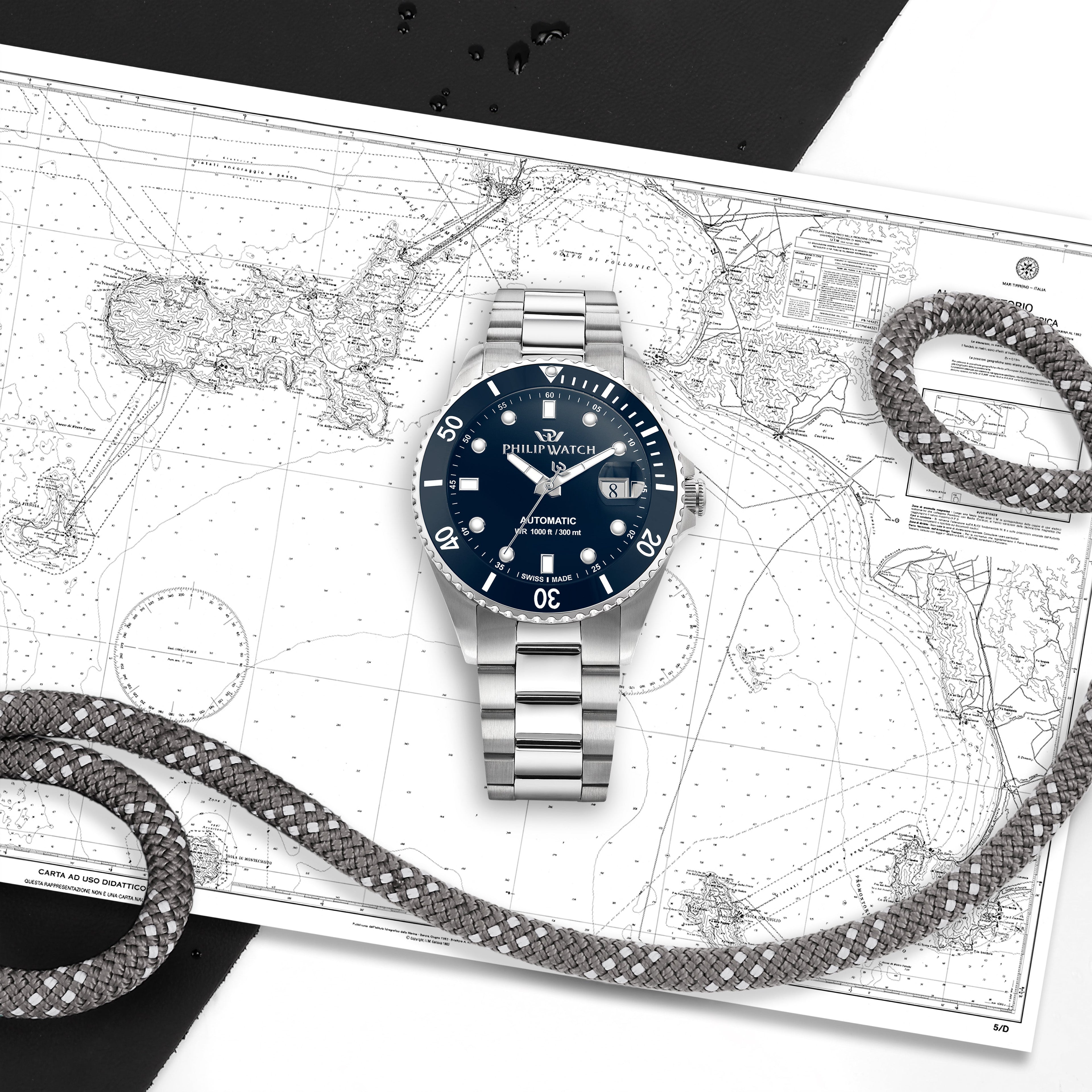 Philip Watch - Caribe Diving Automatic Blue Men&