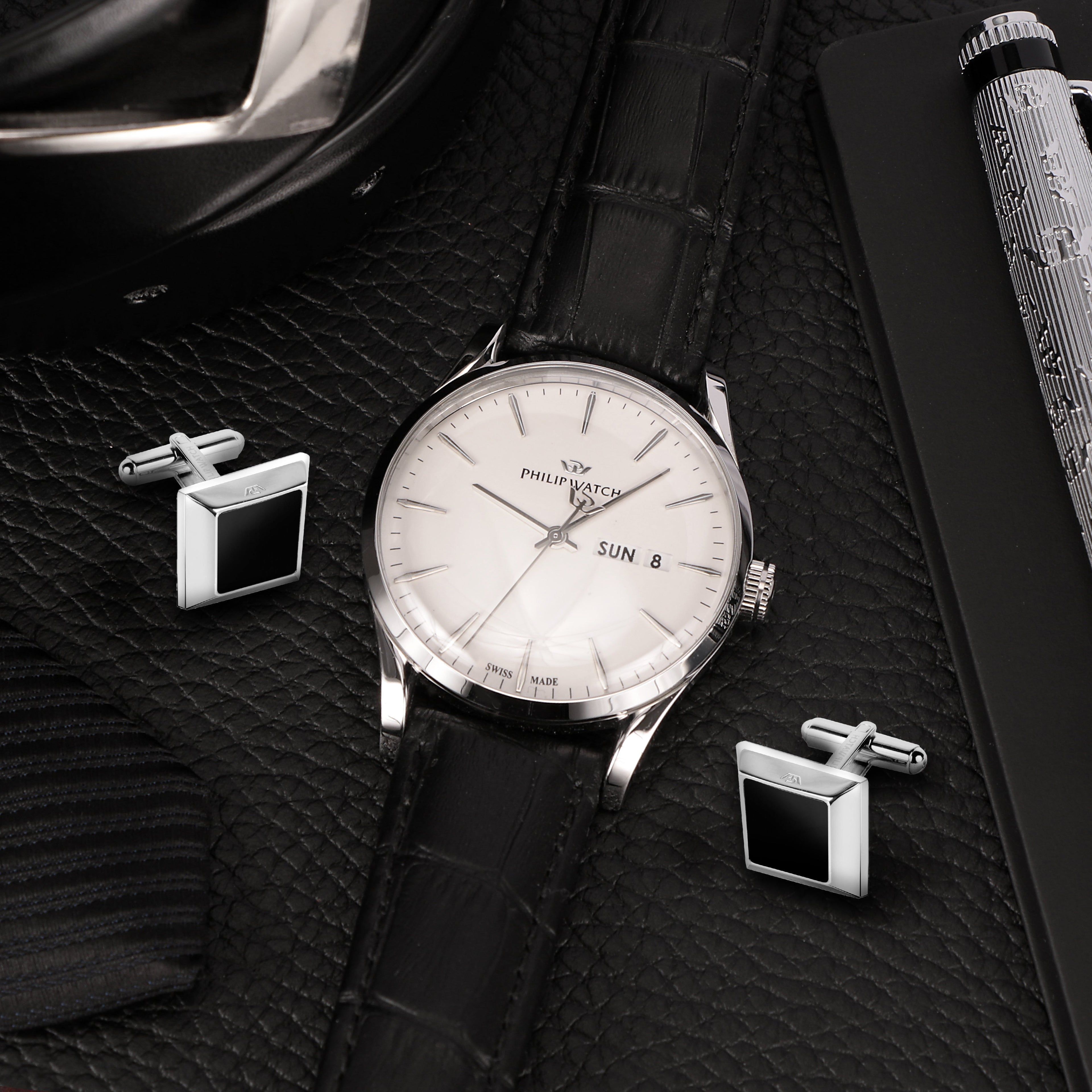 Philip Watch Sunray Collection Gift Set-Watches-PEROZ Accessories