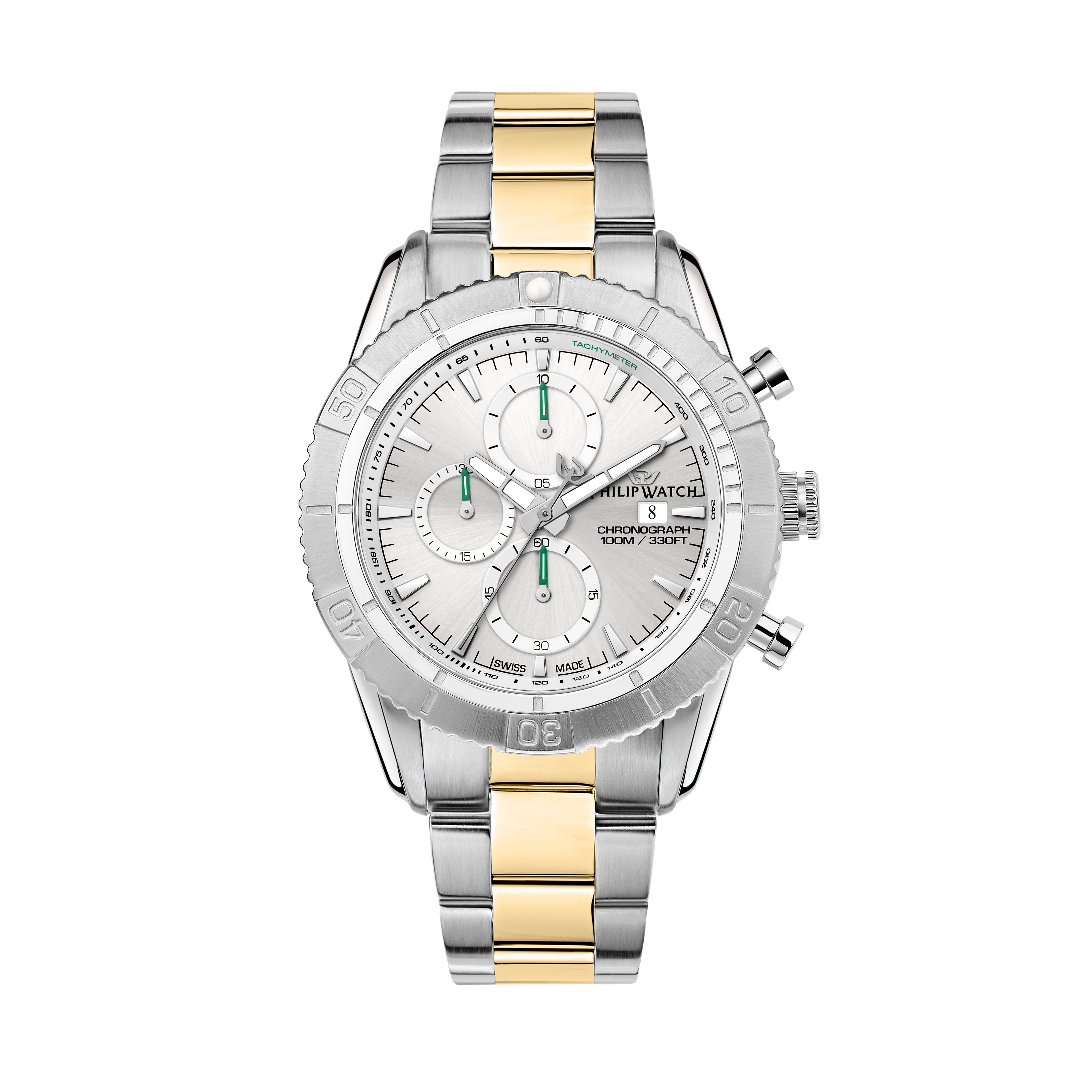 Philip Watch - Champion Two Tone 45mm Chronograph Men&