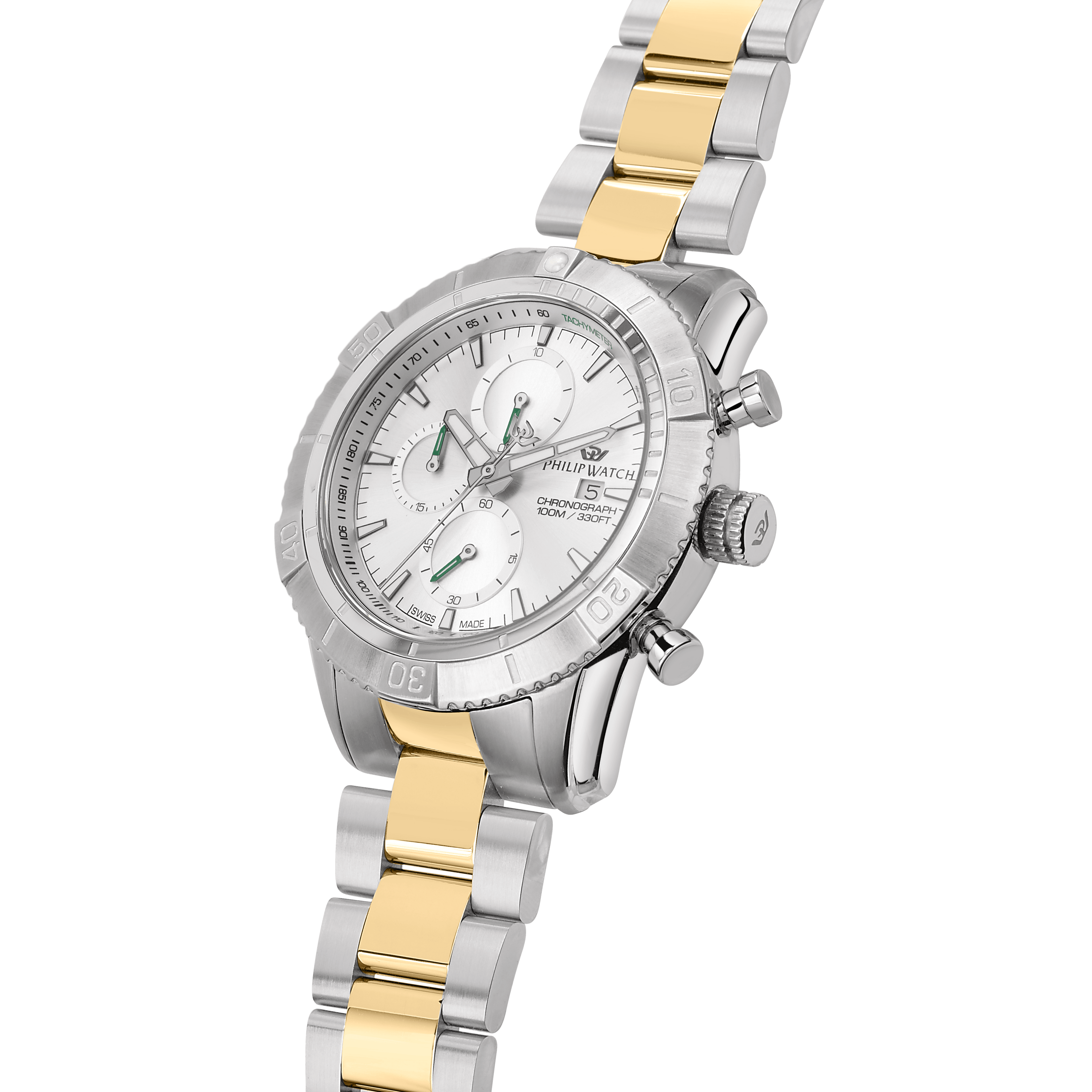 Philip Watch - Champion Two Tone 45mm Chronograph Men&