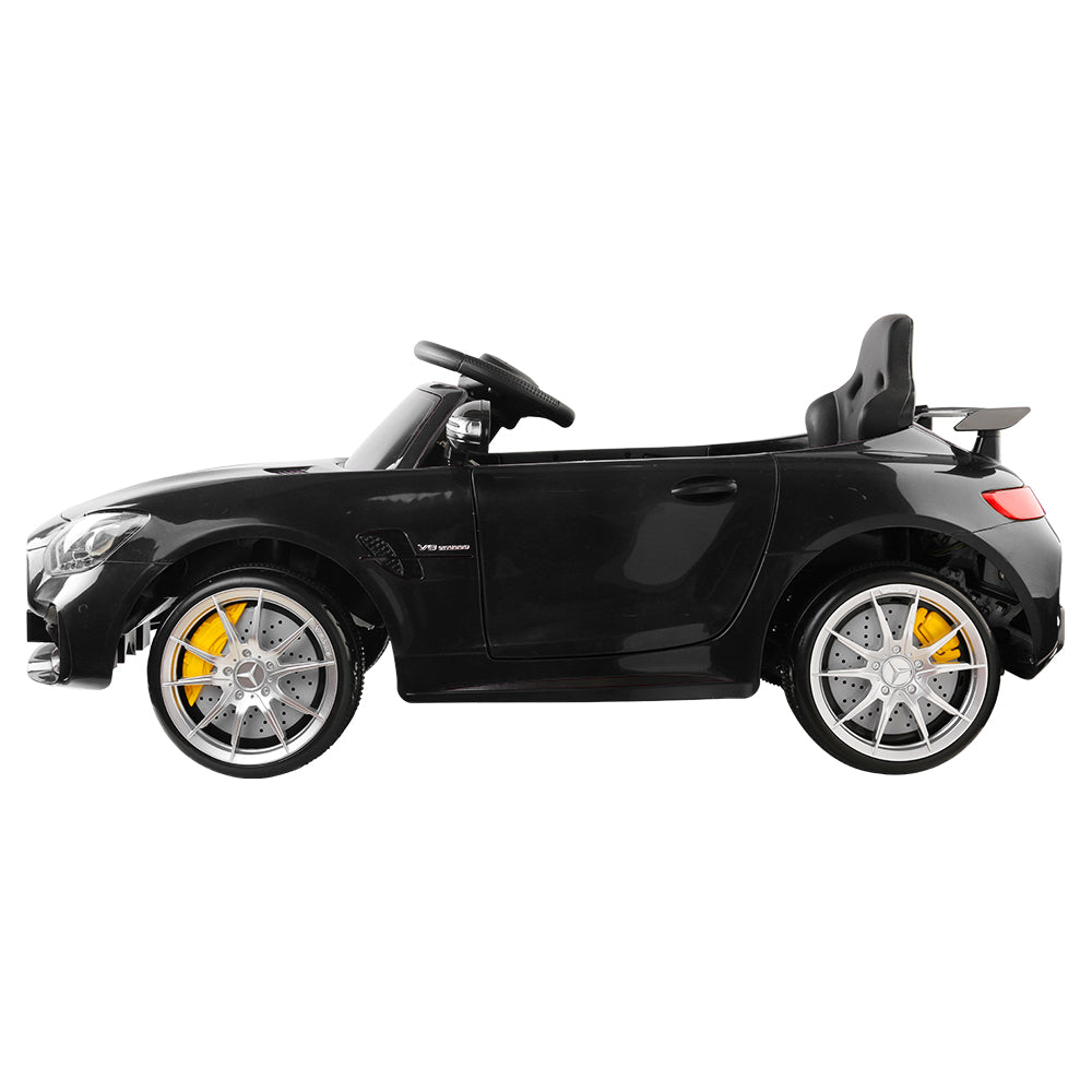 Kids Ride On Car MercedesBenz AMG GT R Electric Black-Baby & Kids > Ride on Cars, Go-karts & Bikes-PEROZ Accessories