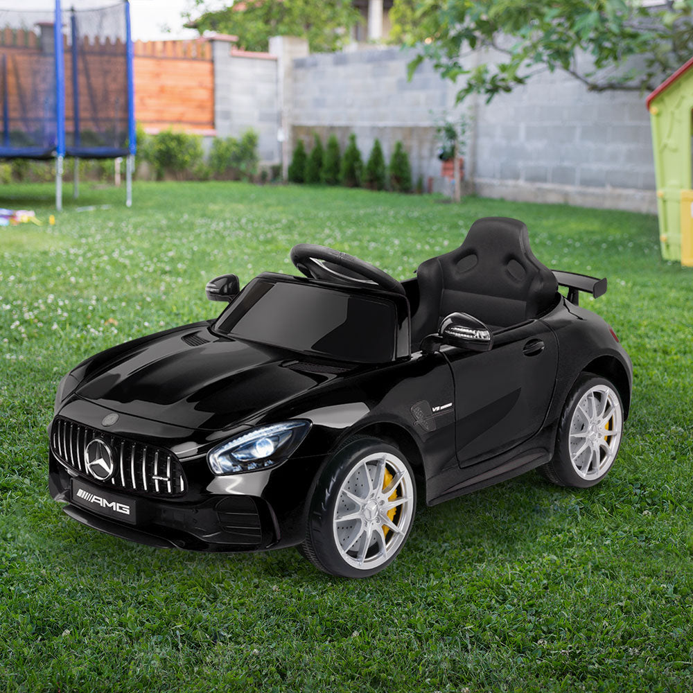 Kids Ride On Car MercedesBenz AMG GT R Electric Black-Baby & Kids > Ride on Cars, Go-karts & Bikes-PEROZ Accessories