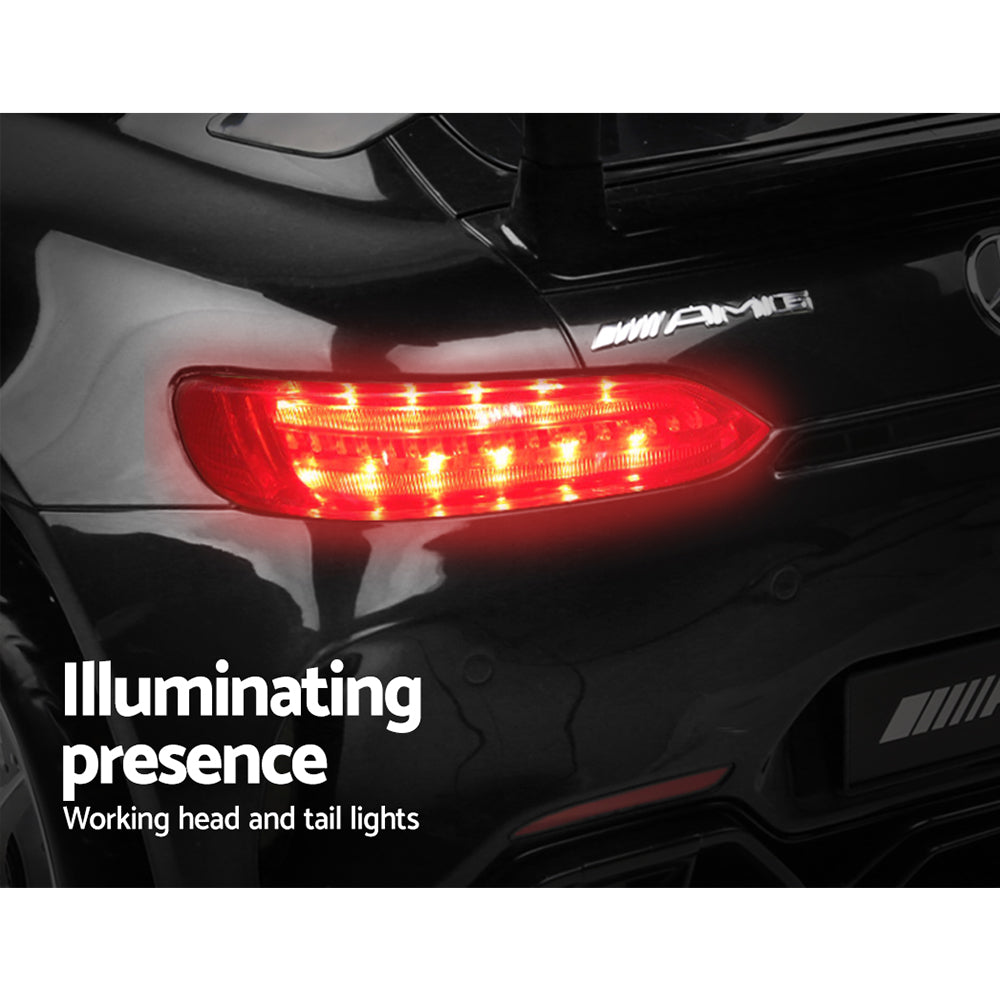 Kids Ride On Car MercedesBenz AMG GT R Electric Black-Baby & Kids > Ride on Cars, Go-karts & Bikes-PEROZ Accessories