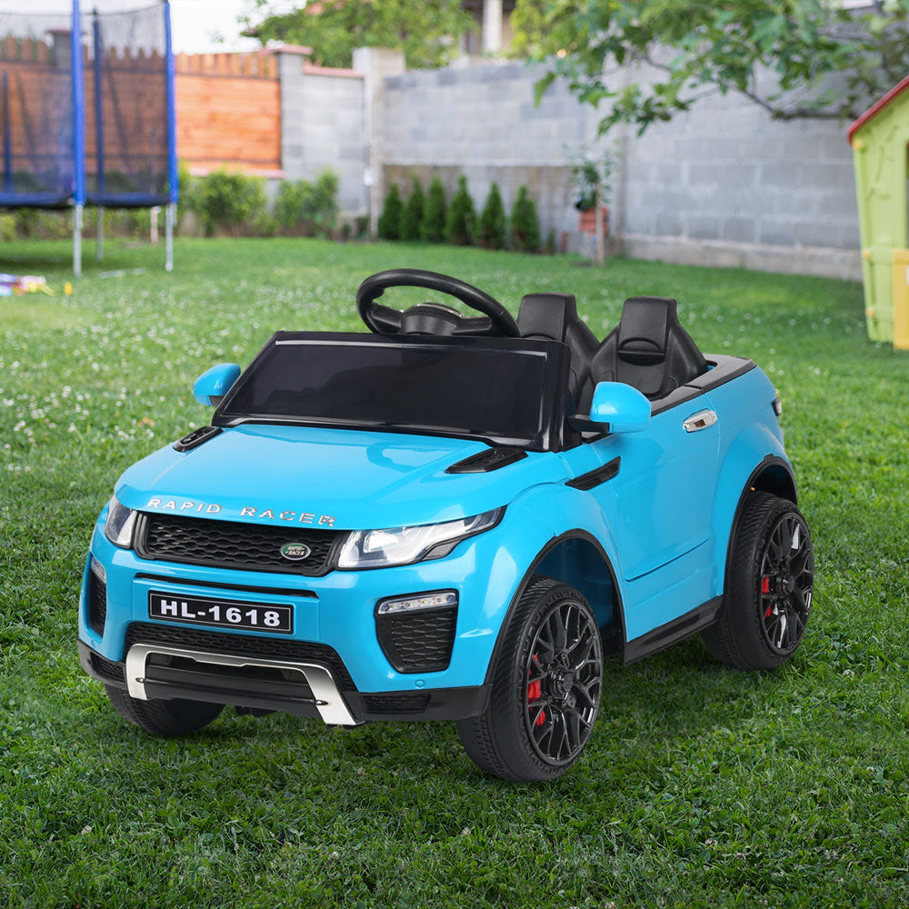 Rigo Ride On Car Toy Kids Electric Cars 12V Battery SUV Blue-Baby & Kids > Ride on Cars, Go-karts & Bikes-PEROZ Accessories