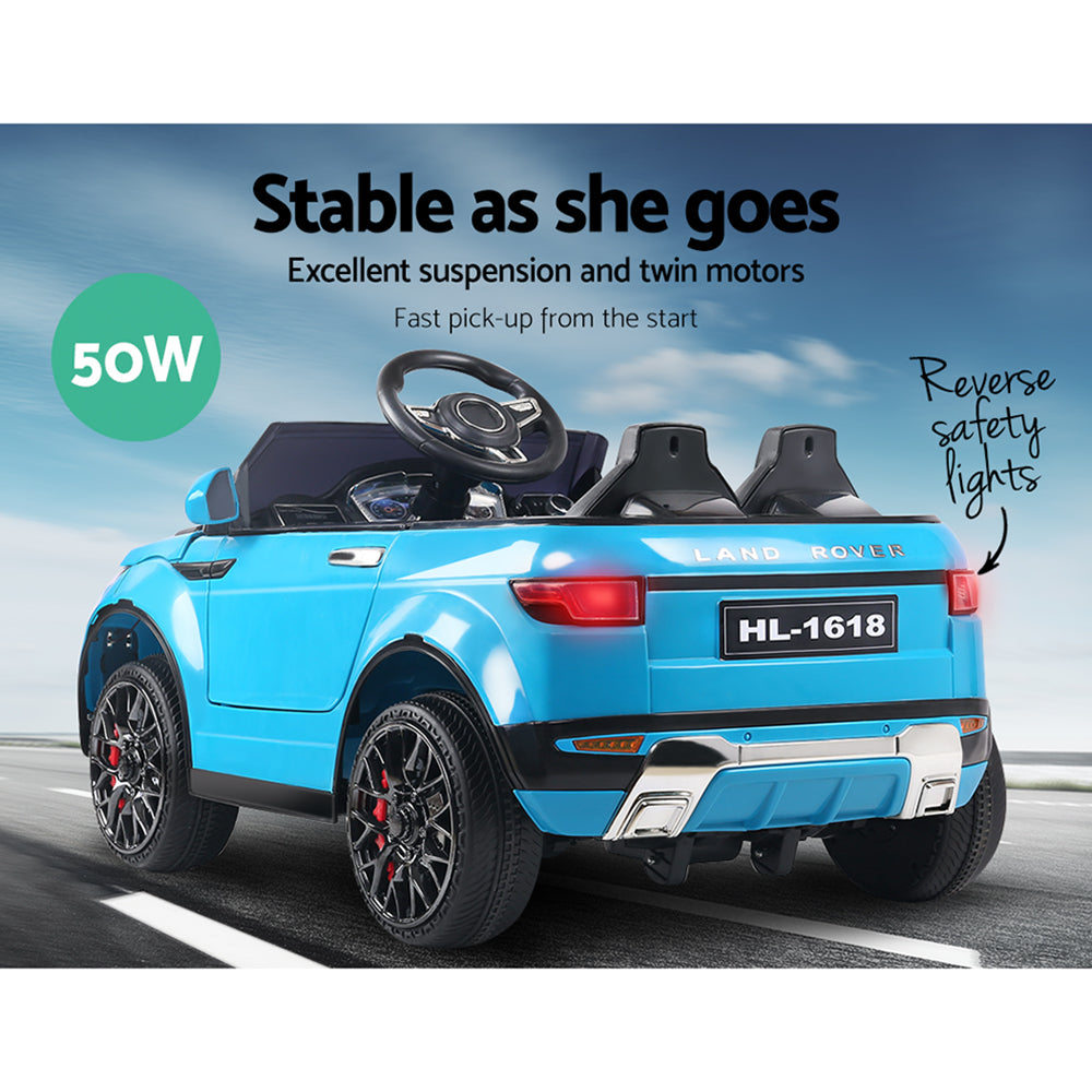 Rigo Ride On Car Toy Kids Electric Cars 12V Battery SUV Blue-Baby & Kids > Ride on Cars, Go-karts & Bikes-PEROZ Accessories