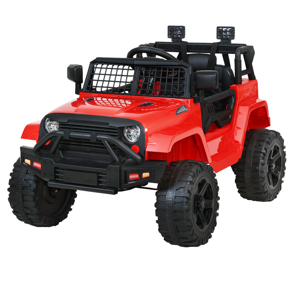 Rigo Kids Ride On Car Electric 12V Car Toys Jeep Battery Remote Control Red-Baby & Kids > Ride on Cars, Go-karts & Bikes-PEROZ Accessories
