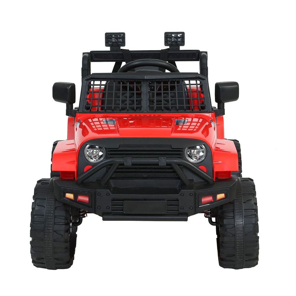 Rigo Kids Ride On Car Electric 12V Car Toys Jeep Battery Remote Control Red-Baby & Kids > Ride on Cars, Go-karts & Bikes-PEROZ Accessories