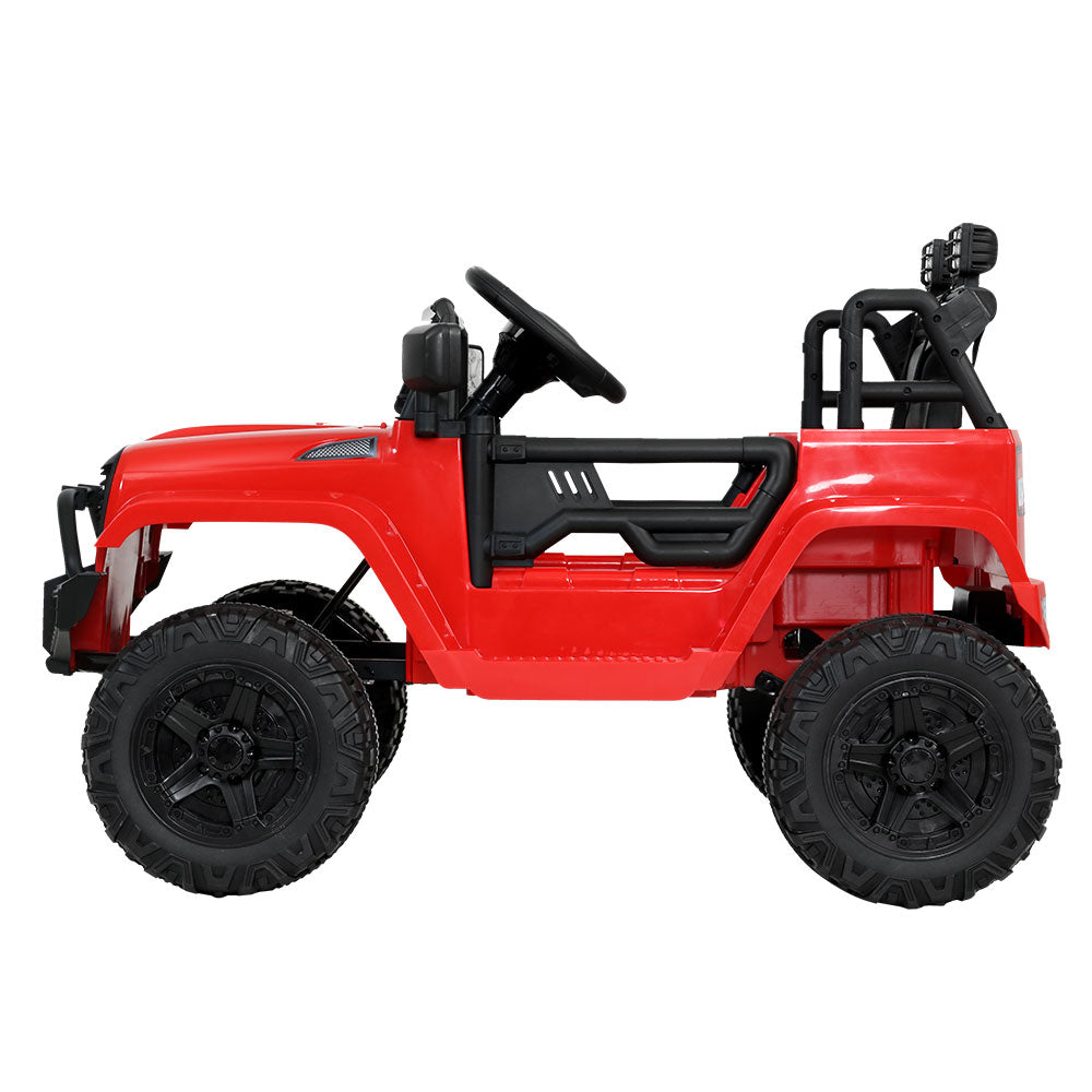 Rigo Kids Ride On Car Electric 12V Car Toys Jeep Battery Remote Control Red-Baby & Kids > Ride on Cars, Go-karts & Bikes-PEROZ Accessories