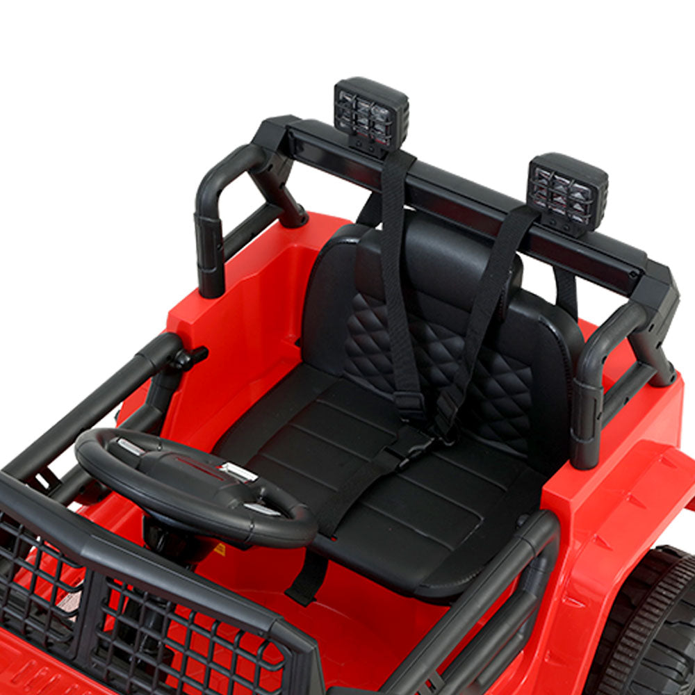 Rigo Kids Ride On Car Electric 12V Car Toys Jeep Battery Remote Control Red-Baby & Kids > Ride on Cars, Go-karts & Bikes-PEROZ Accessories