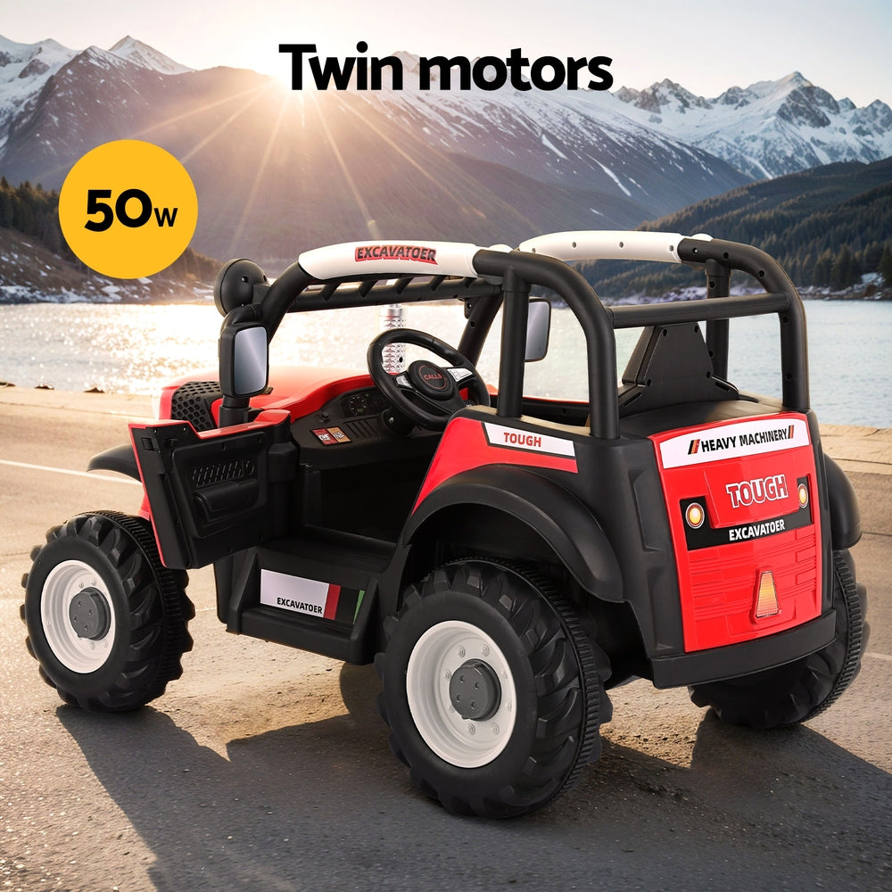 Rigo Kids Electric Ride On Car Off Road Jeep Remote 12V Red-Baby & Kids > Ride on Cars, Go-karts & Bikes-PEROZ Accessories