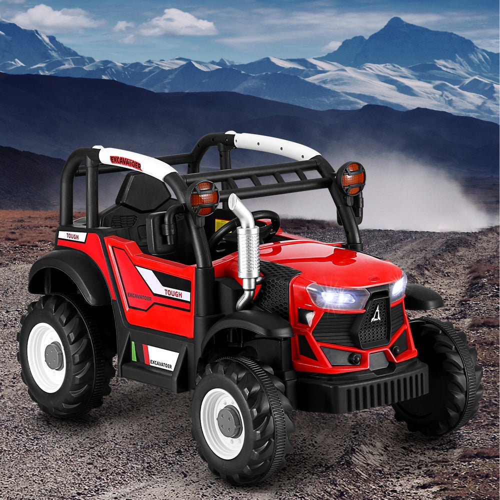 Rigo Kids Electric Ride On Car Off Road Jeep Remote 12V Red-Baby & Kids > Ride on Cars, Go-karts & Bikes-PEROZ Accessories