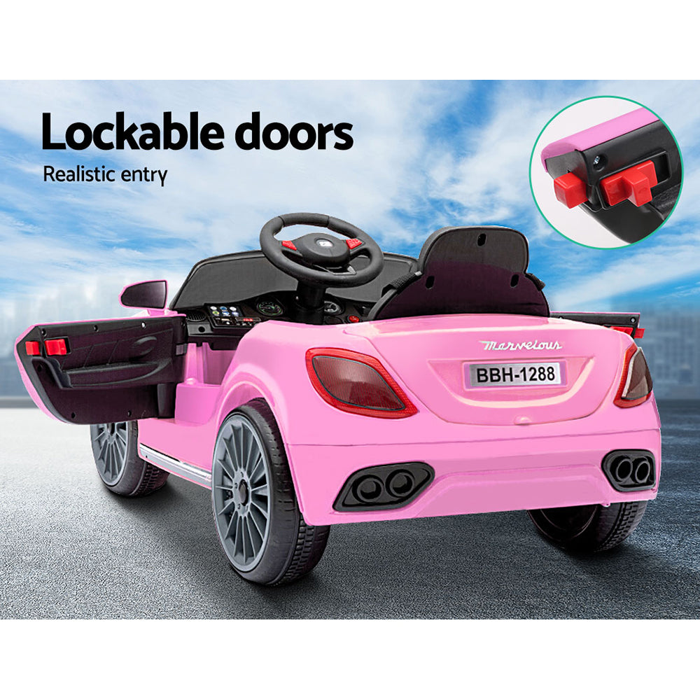 Rigo Kids Ride On Car Battery Electric Toy Remote Control Pink Cars Dual Motor-Baby &amp; Kids &gt; Ride on Cars, Go-karts &amp; Bikes-PEROZ Accessories