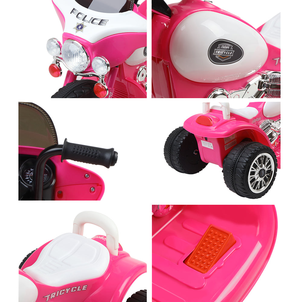 Rigo Kids Ride On Motorcycle Motorbike Car Harley Style Electric Toy Police Bike-Baby & Kids > Ride on Cars, Go-karts & Bikes-PEROZ Accessories
