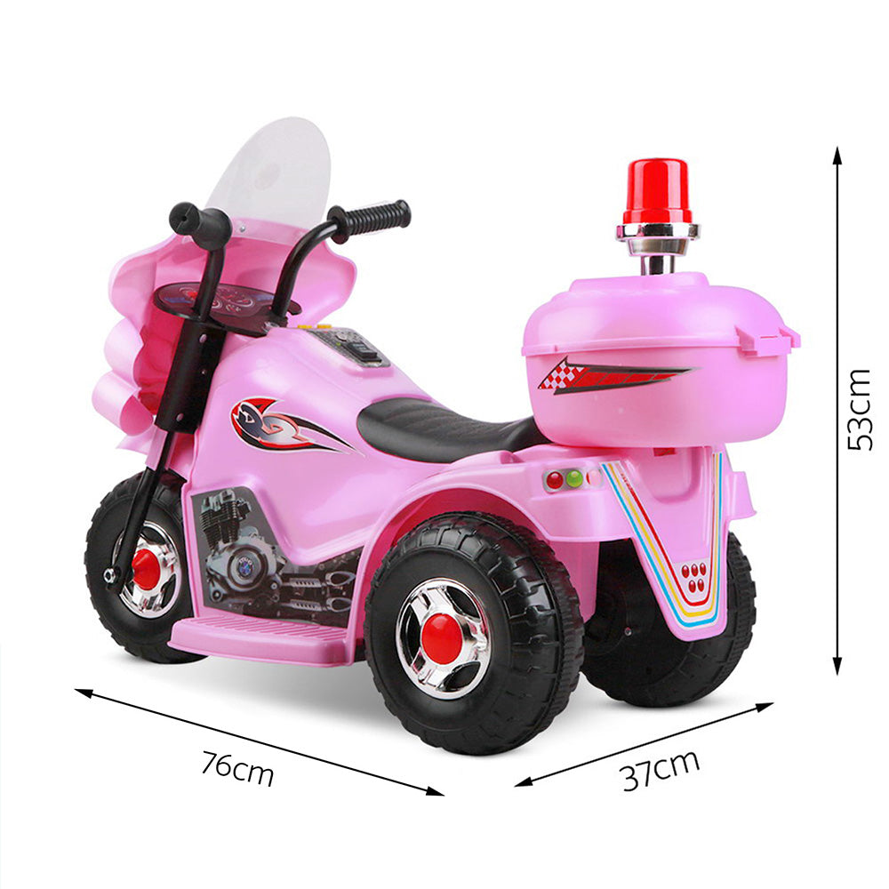 Rigo Kids Ride On Motorbike Motorcycle Car Pink-Ride on Toys - Motorbikes-PEROZ Accessories