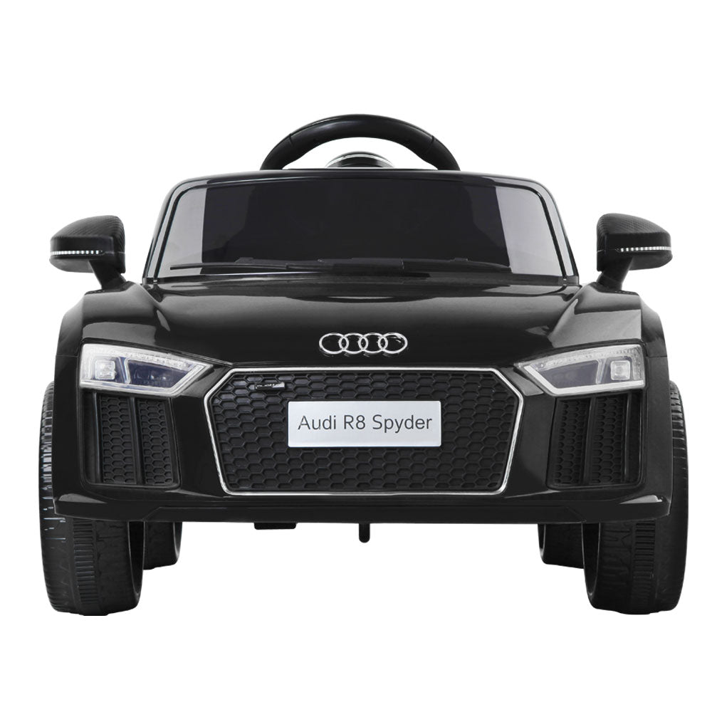 Kids Ride On Car Audi R8 Licensed Sports Electric Toy Cars Black-Baby & Kids > Ride on Cars, Go-karts & Bikes-PEROZ Accessories