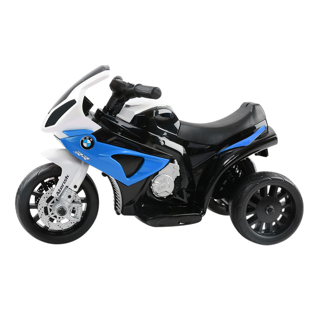 Kids Ride On Motorbike BMW Licensed S1000RR Motorcycle Car Blue-Baby & Kids > Ride on Cars, Go-karts & Bikes-PEROZ Accessories