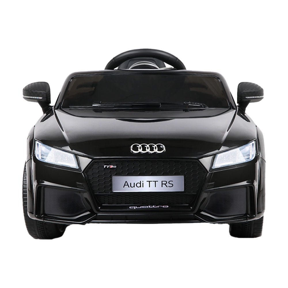 Kids Ride On Car Audi Licensed TT RS Black-Baby & Kids > Ride on Cars, Go-karts & Bikes-PEROZ Accessories