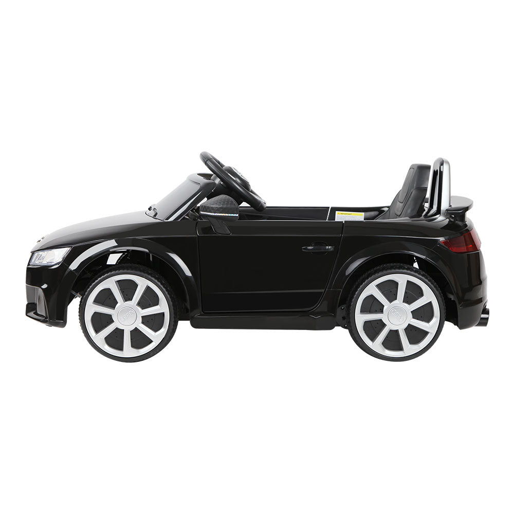 Kids Ride On Car Audi Licensed TT RS Black-Baby & Kids > Ride on Cars, Go-karts & Bikes-PEROZ Accessories