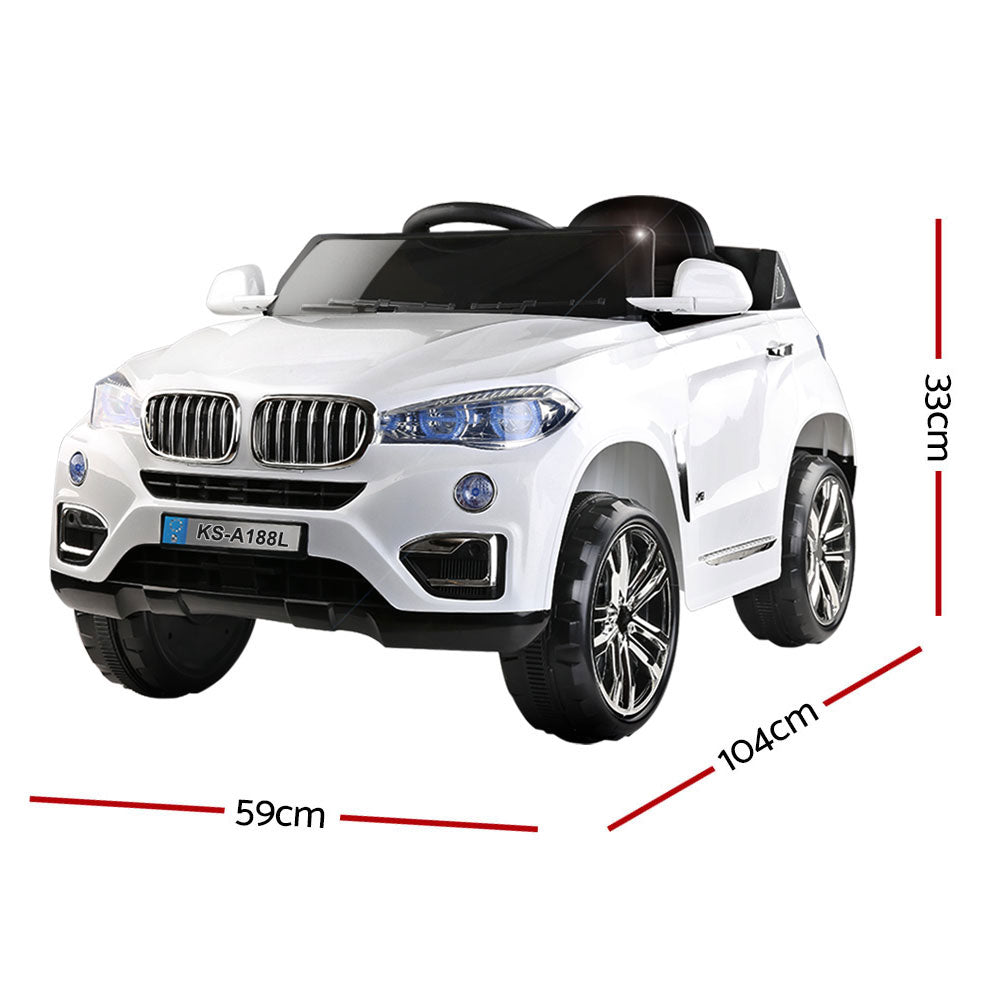 Rigo Kids Ride On Car - White-Baby & Kids > Ride on Cars, Go-karts & Bikes-PEROZ Accessories