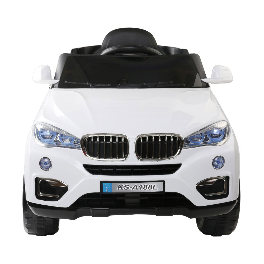 Rigo Kids Ride On Car - White-Baby & Kids > Ride on Cars, Go-karts & Bikes-PEROZ Accessories