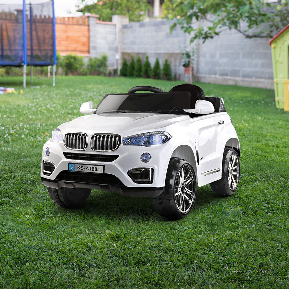 Rigo Kids Ride On Car - White-Baby & Kids > Ride on Cars, Go-karts & Bikes-PEROZ Accessories