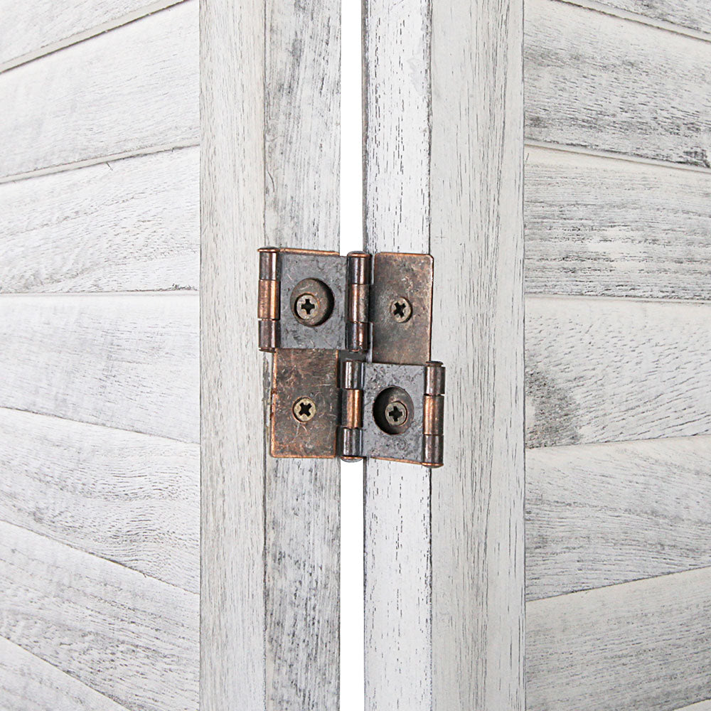 Artiss 3 Panel Room Divider Screen Privacy Wood Dividers Timber Stand White-Furniture > Living Room - Peroz Australia - Image - 7