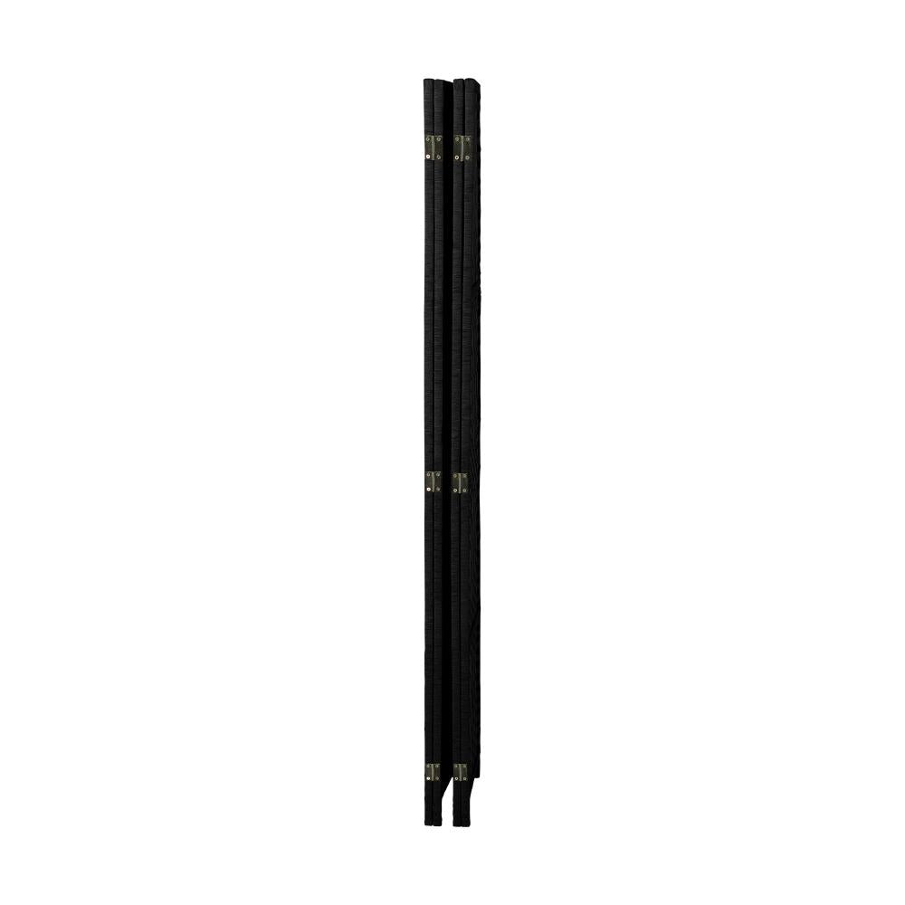 Oikiture 4 Panel Room Divider Privacy Screen Black-Room Divider-PEROZ Accessories