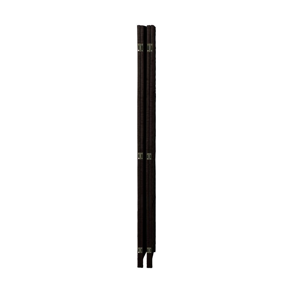 Oikiture 4 Panel Room Divider Privacy Screen Brown-Room Divider-PEROZ Accessories