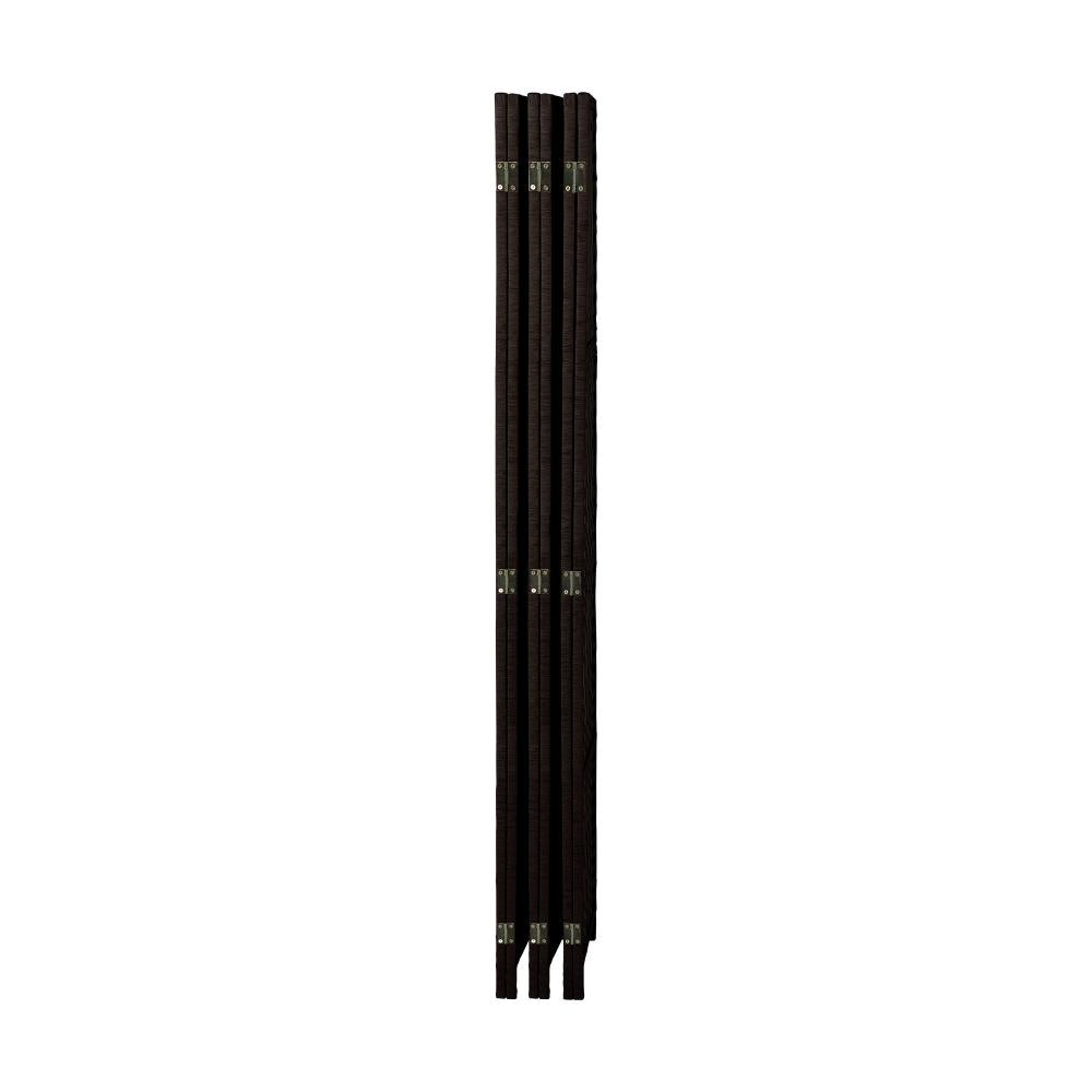 Oikiture 6 Panel Room Divider Privacy Screen Brown-Room Divider-PEROZ Accessories