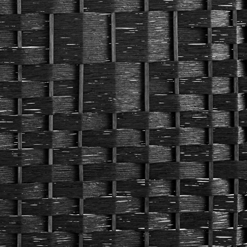 Oikiture 8 Panel Room Divider Privacy Screen Black-Room Divider-PEROZ Accessories