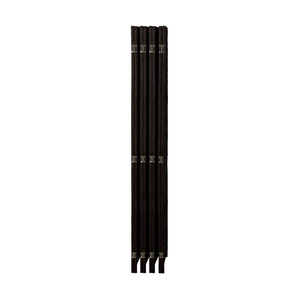 Oikiture 8 Panel Room Divider Privacy Screen Brown-Room Divider-PEROZ Accessories