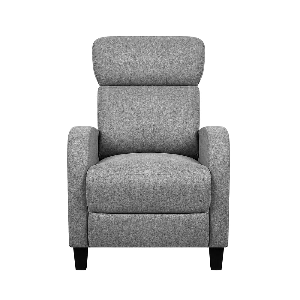 Artiss Fabric Reclining Armchair - Grey-Furniture > Living Room - Peroz Australia - Image - 5
