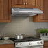 DEVANTI Fixed Range Hood Rangehood Stainless Steel Kitchen Canopy 60cm 600mm-Appliances > Kitchen Appliances-PEROZ Accessories