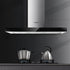 Devanti Range Hood 900mm Rangehood 90cm Stainless Steel Glass Kitchen Canopy Black-Appliances > Kitchen Appliances-PEROZ Accessories