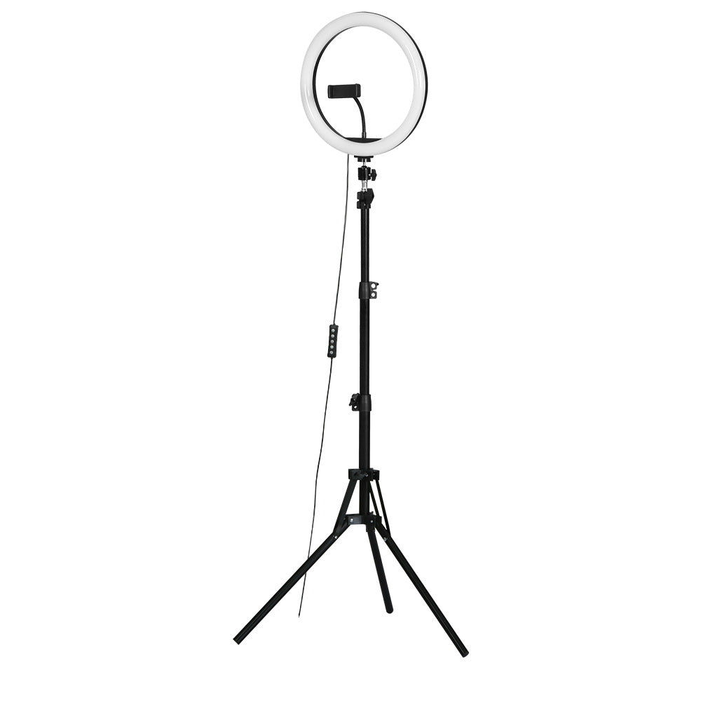 Embellir 10" LED Ring Light 5500K Dimmable Diva Diffuser With Stand Make Up Studio-Audio & Video > Photography-PEROZ Accessories