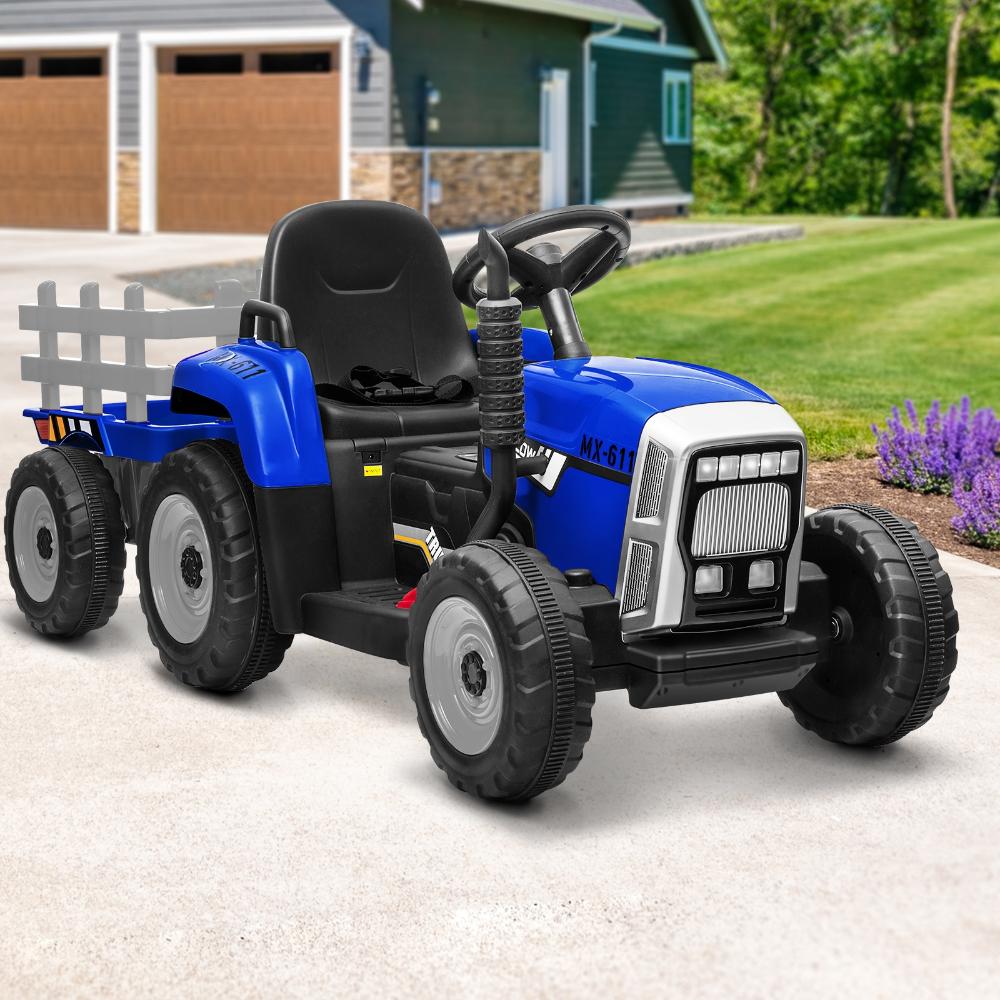 Mazam Kids Ride On Tractor W/ Trailer 12V Electric Vehicle Toys Gift Bluetooth-Ride On Car-PEROZ Accessories