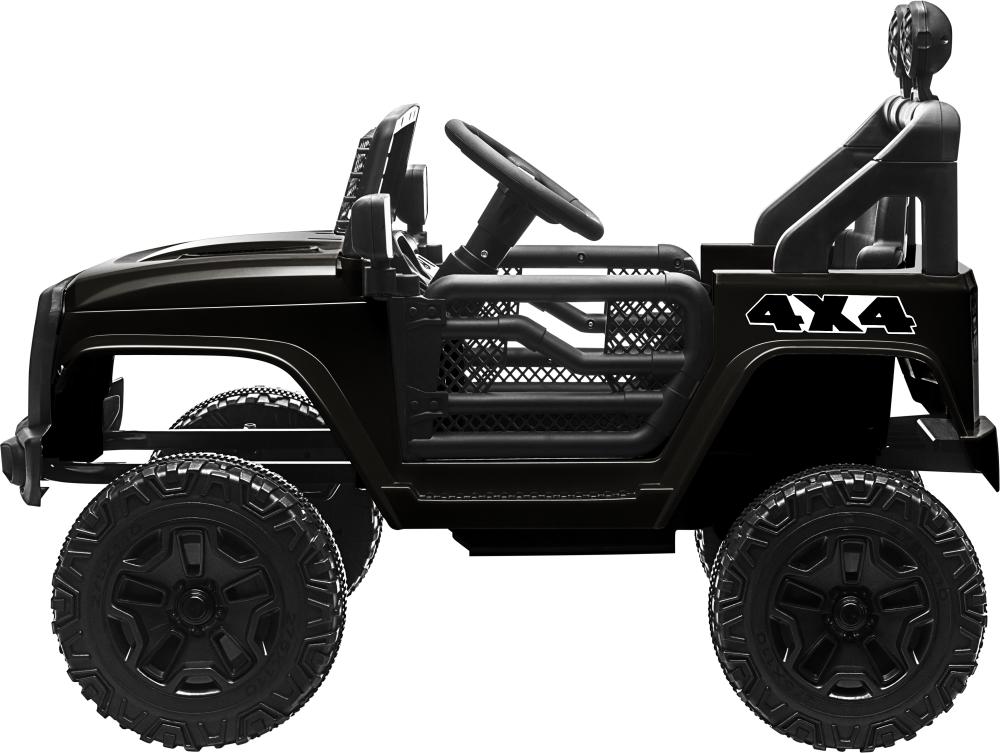 Mazam Jeep Kids Ride On Car with 12V Battery Twin Motors and Remote Control Black-Ride On Car-PEROZ Accessories