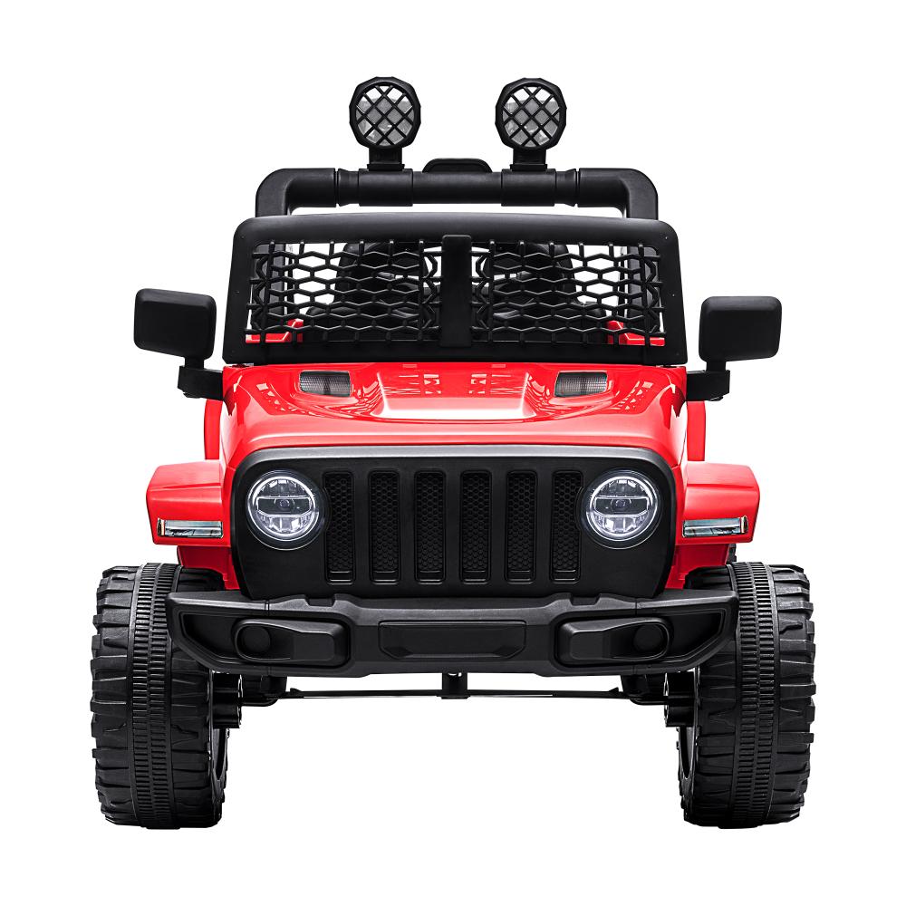 Mazam Jeep Kids Ride On Car with 12V Battery Twin Motors and Remote Control Red-Ride On Car-PEROZ Accessories