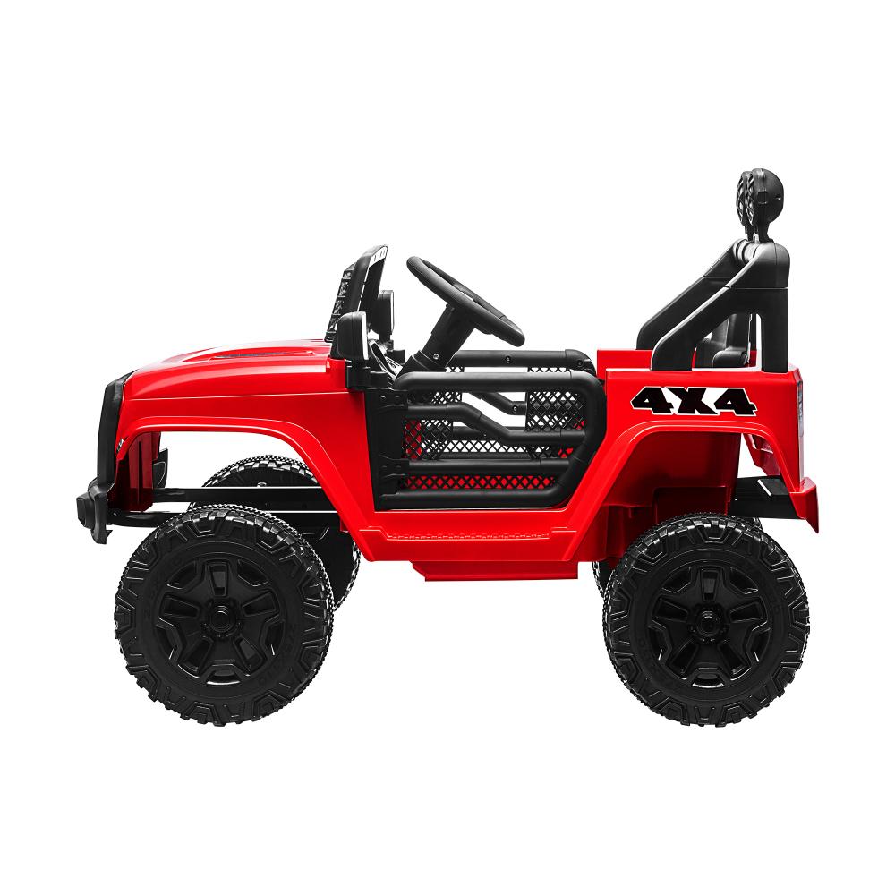 Mazam Jeep Kids Ride On Car with 12V Battery Twin Motors and Remote Control Red-Ride On Car-PEROZ Accessories