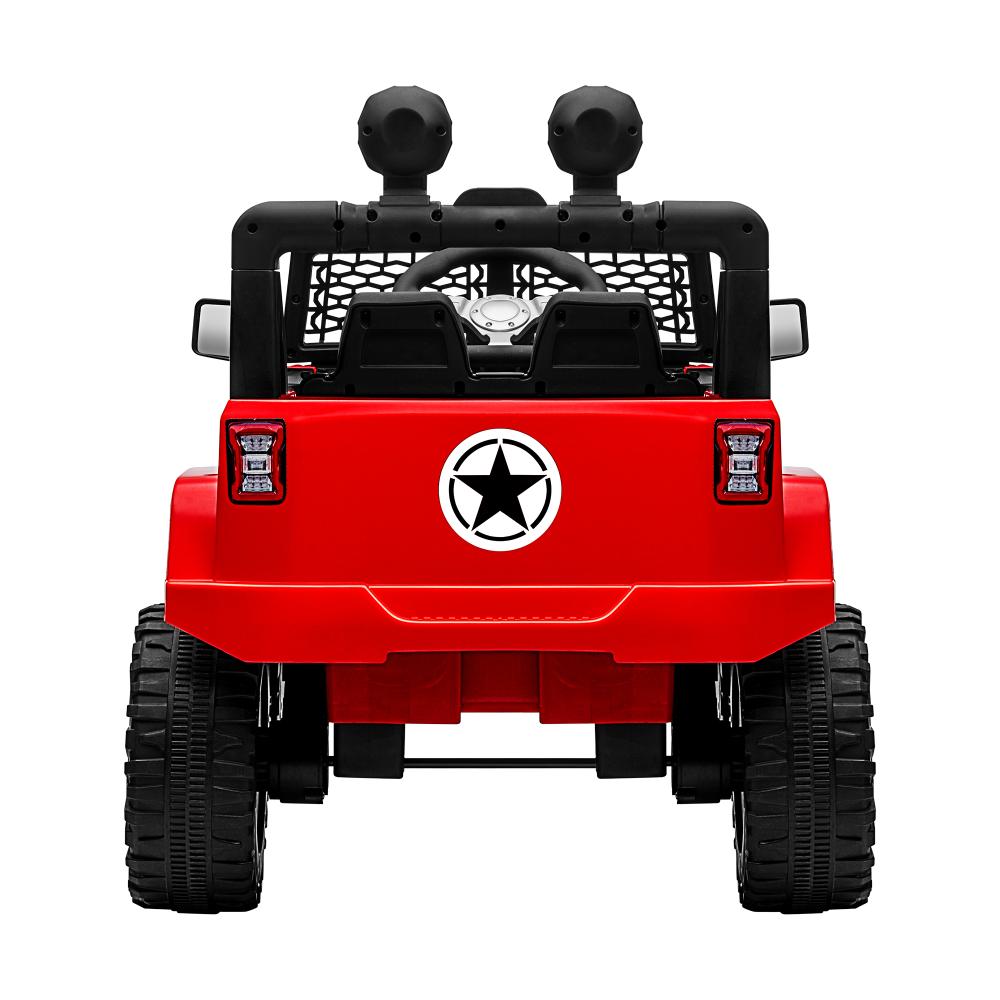 Mazam Jeep Kids Ride On Car with 12V Battery Twin Motors and Remote Control Red-Ride On Car-PEROZ Accessories