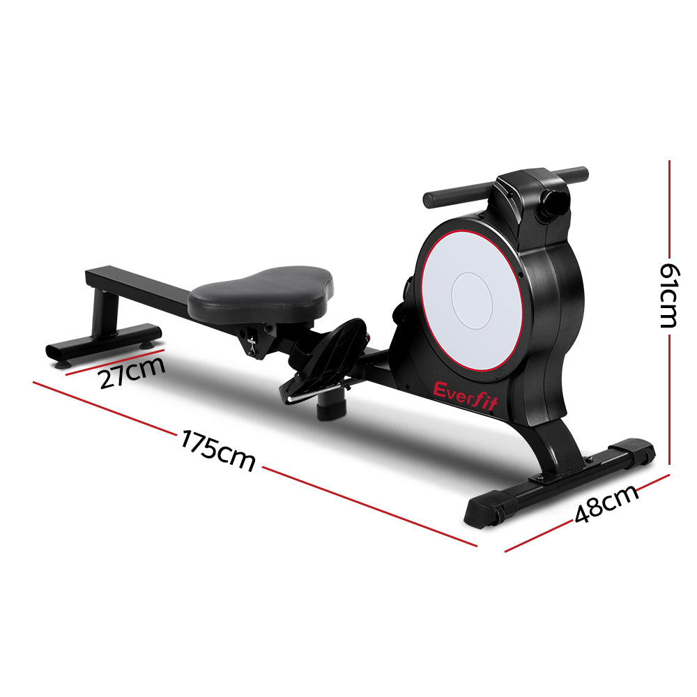 Everfit Magnetic Rowing Exercise Machine Rower Resistance Cardio Fitness Gym-Sports & Fitness > Fitness Accessories-PEROZ Accessories