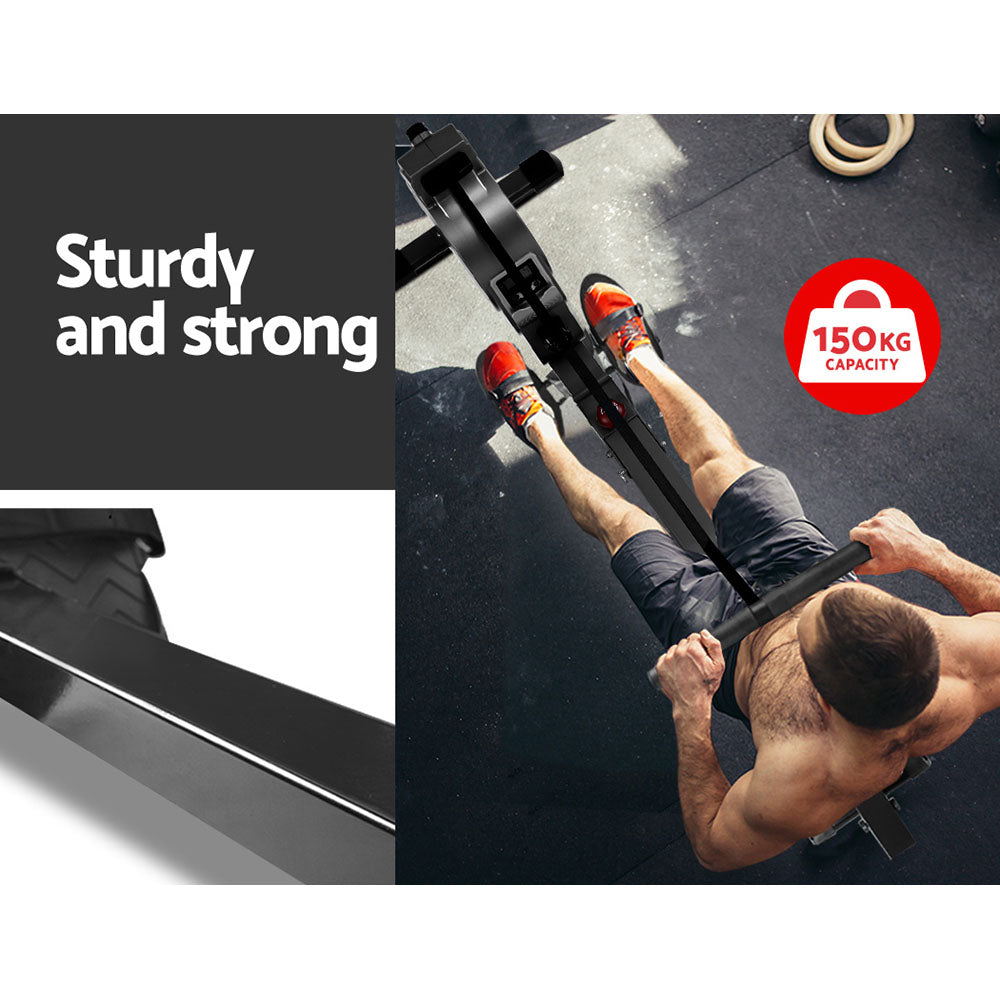 Everfit Magnetic Rowing Exercise Machine Rower Resistance Cardio Fitness Gym-Sports & Fitness > Fitness Accessories-PEROZ Accessories