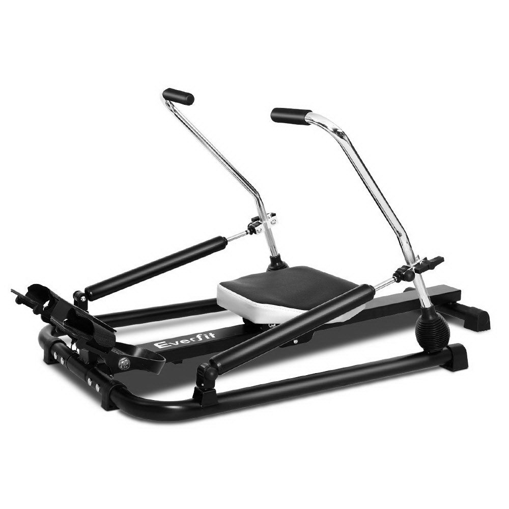 Everfit Rowing Exercise Machine Rower Hydraulic Resistance Fitness Gym Cardio-Sports & Fitness > Fitness Accessories-PEROZ Accessories