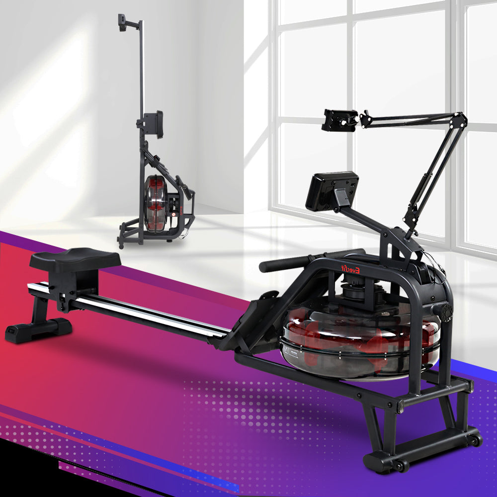Everfit Rowing Exercise Machine Rower Water Resistance Fitness Gym Home Cardio-Sports & Fitness > Fitness Accessories-PEROZ Accessories