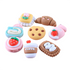 Anykidz Jibbitz Bread and Coffee 8pcs Shoe Charm Accessories Jeans Clogs Pendants Designer Ornament for Crocs-Shoe Accessories-PEROZ Accessories