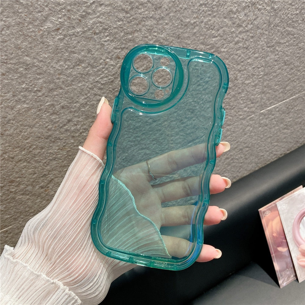 Anymob iPhone Case Yellow Transparent Shockproof Bumper Clear Cover-Mobile Phone Cases-PEROZ Accessories