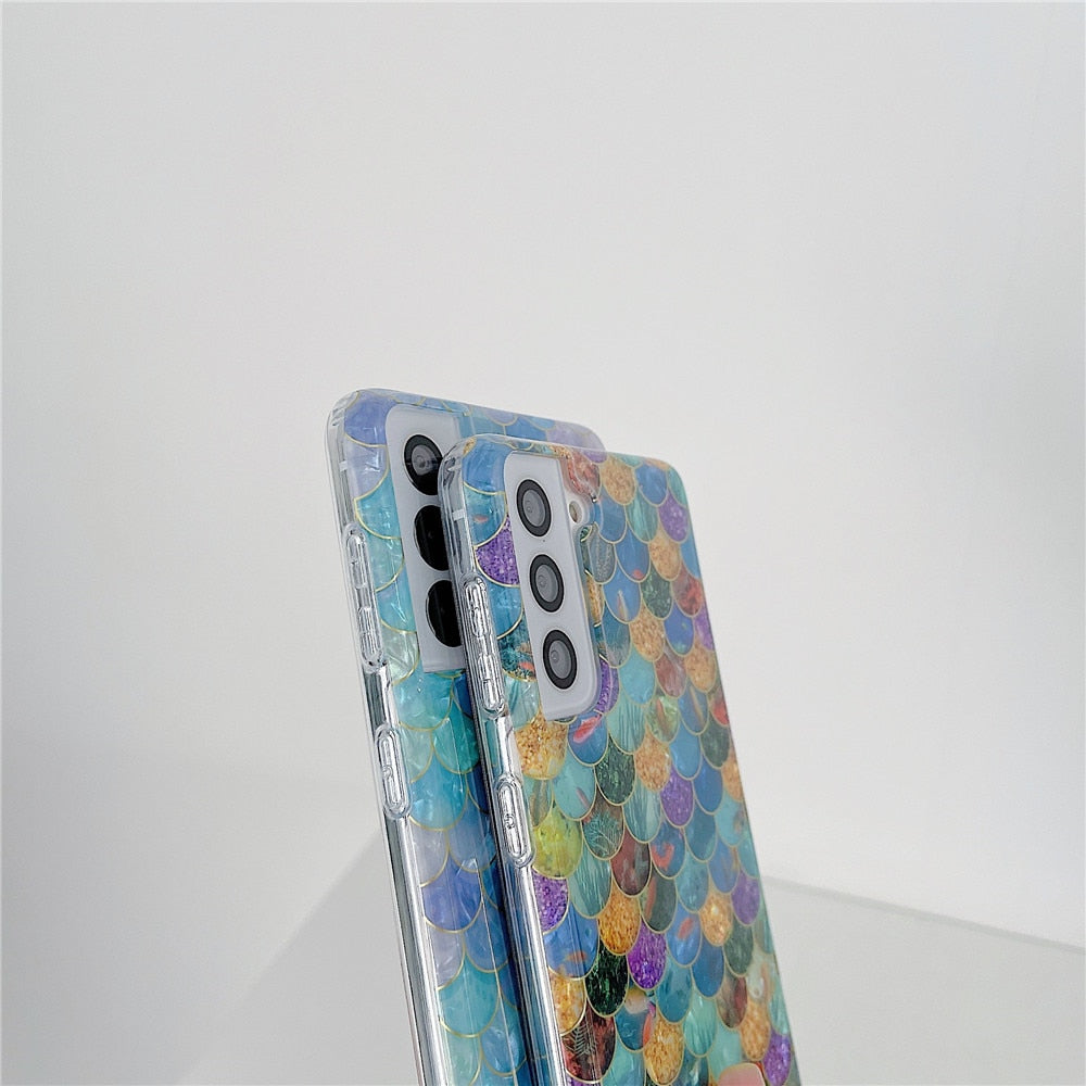 Anymob Samsung Sunflower Rose Silicone Dream Shell Pattern Case Shockproof Back Cover-Mobile Phone Cases-PEROZ Accessories